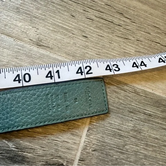 Coach Reversible Turquoise Belt Quiet Luxary 
Size 34 - Picture 5 of 5